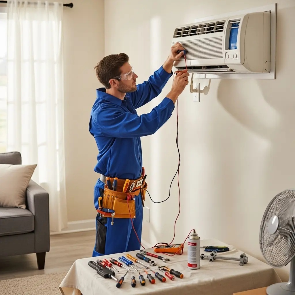 Manisa Airfel Airfel klima gaz dolumu ve bakım – Enerji verimliliği artırıldı. - Teknik servis örneği